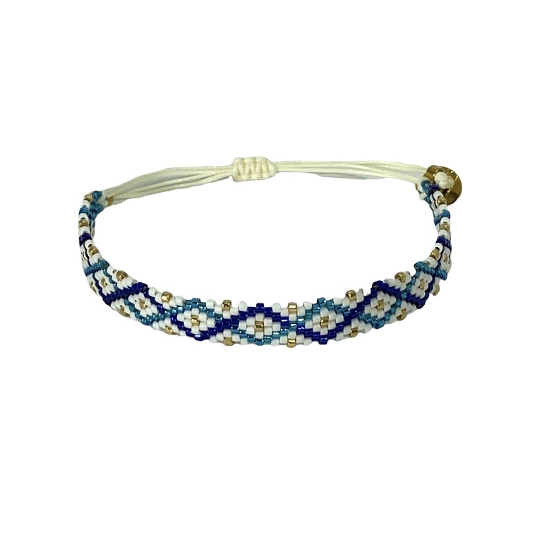 Kanas Miyuki Bracelet – RC Blue – Kanas Bracelets By July D