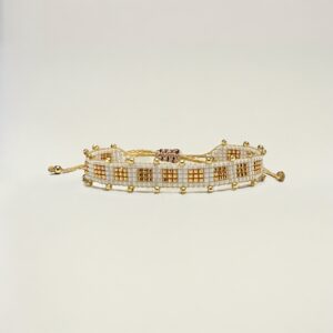 Gold and gemstone elegant bracelet jewelry.