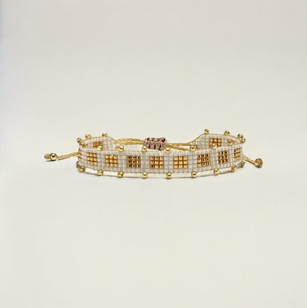 Gold and gemstone elegant bracelet jewelry.
